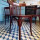 Set de 4 chaises de bistrot 1950