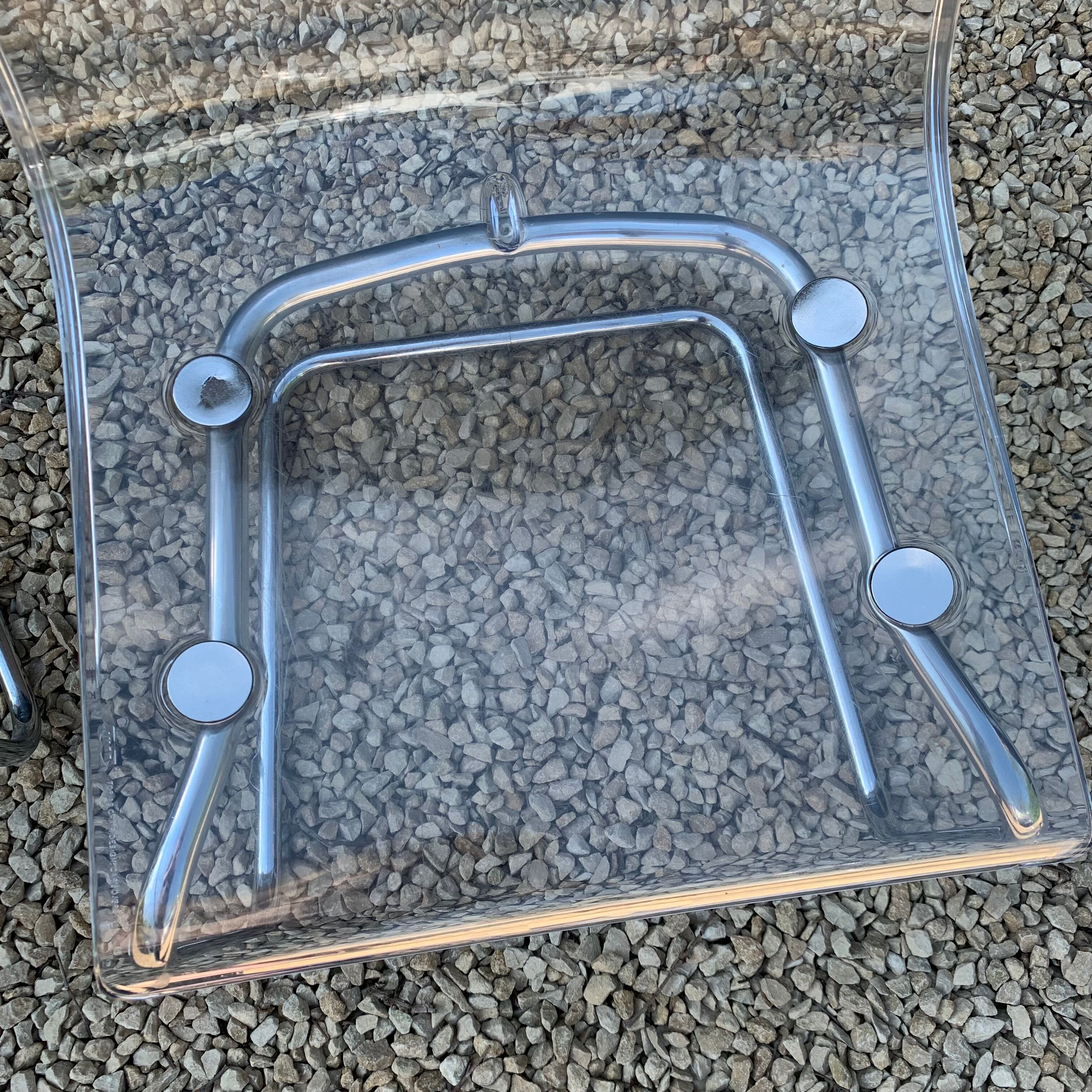 Pair of plexi chairs