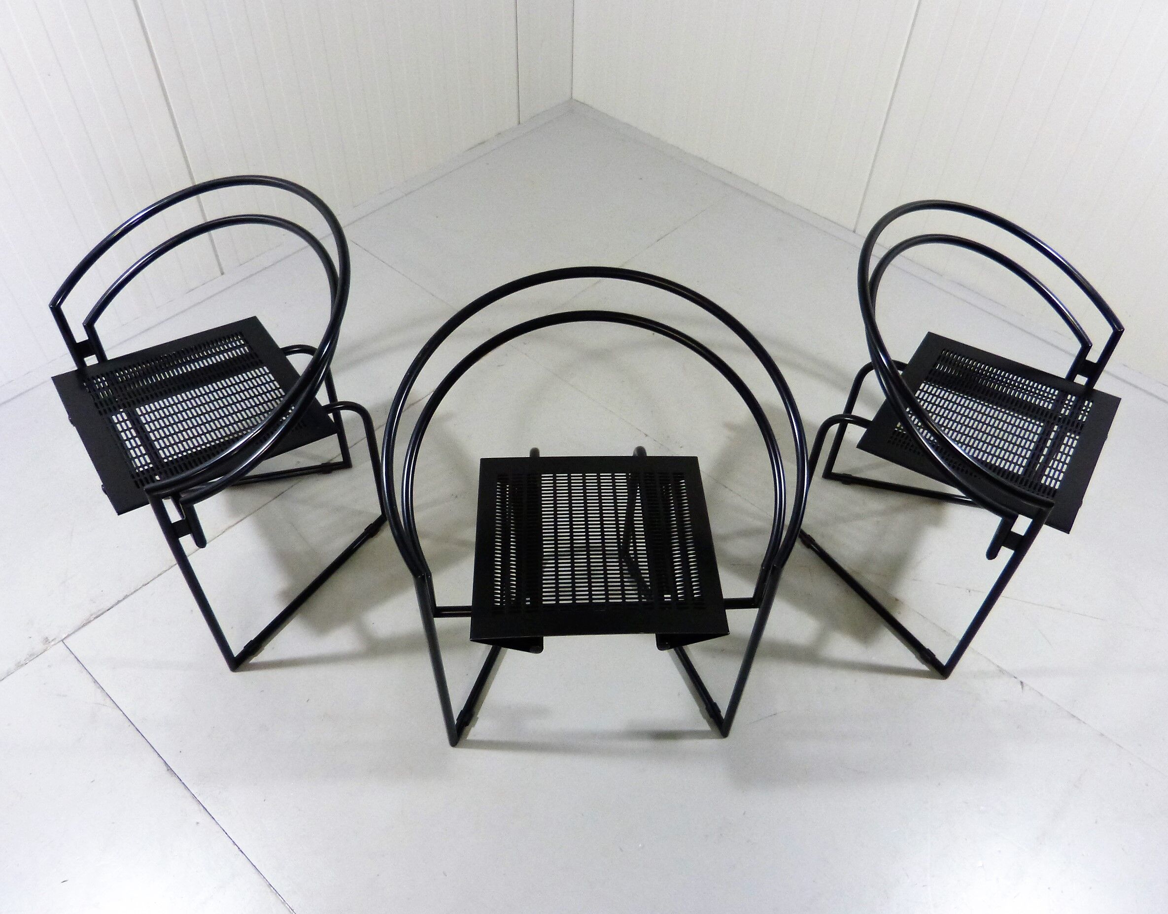 Set of 3 La Tonda chairs by Mario Botta for Alias, Italy 1987