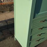 Vintage parisian wooden slip-up