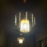 Duo of tassel chandeliers