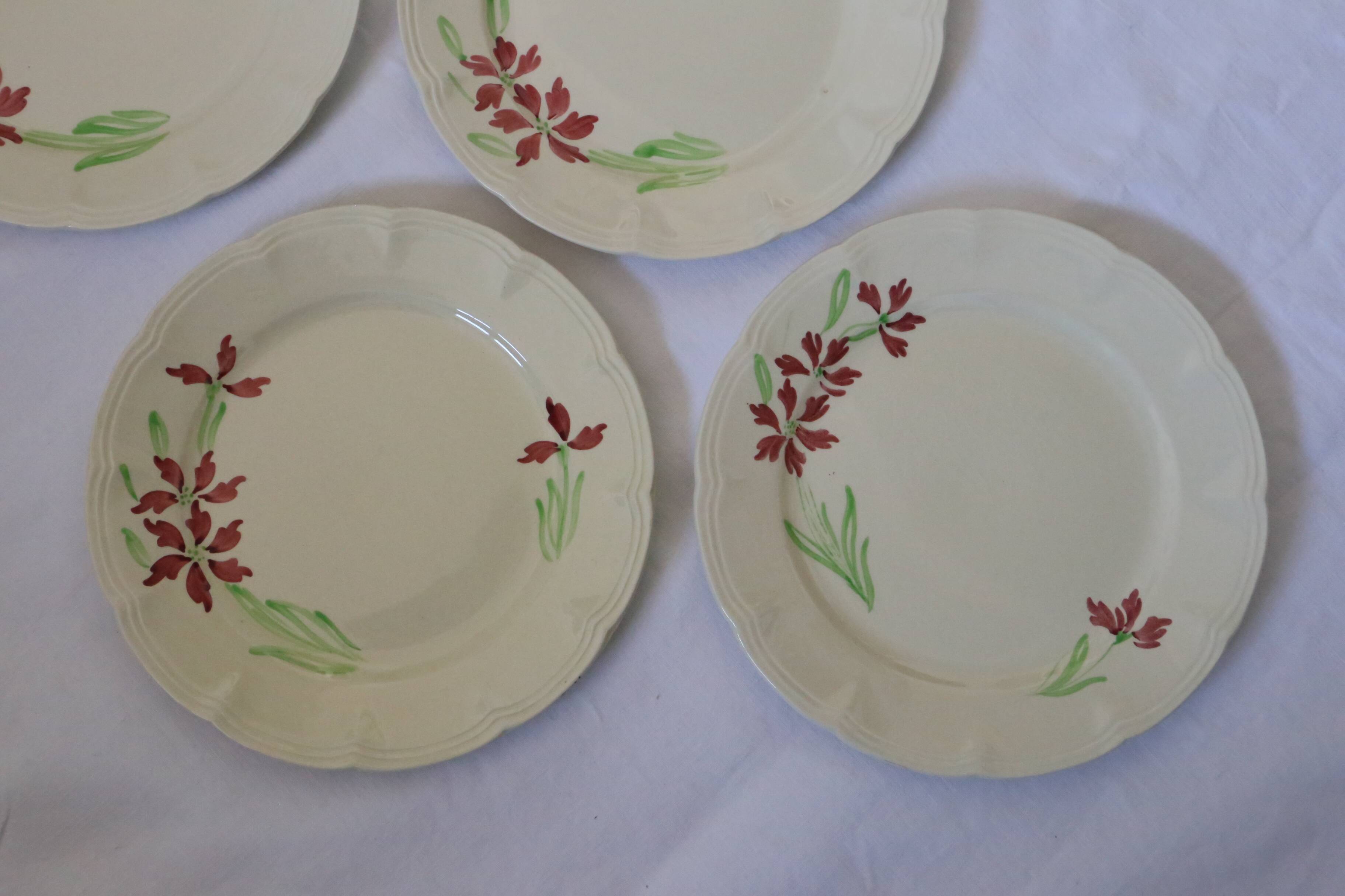 4 assiettes vintage Royal Art Pottery