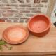 Antique earthenware butter dish