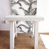 White bench