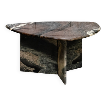 Vintage coffee table in Cipollino marble, 1970.