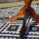 Table ronde, ouvrante, de style anglais