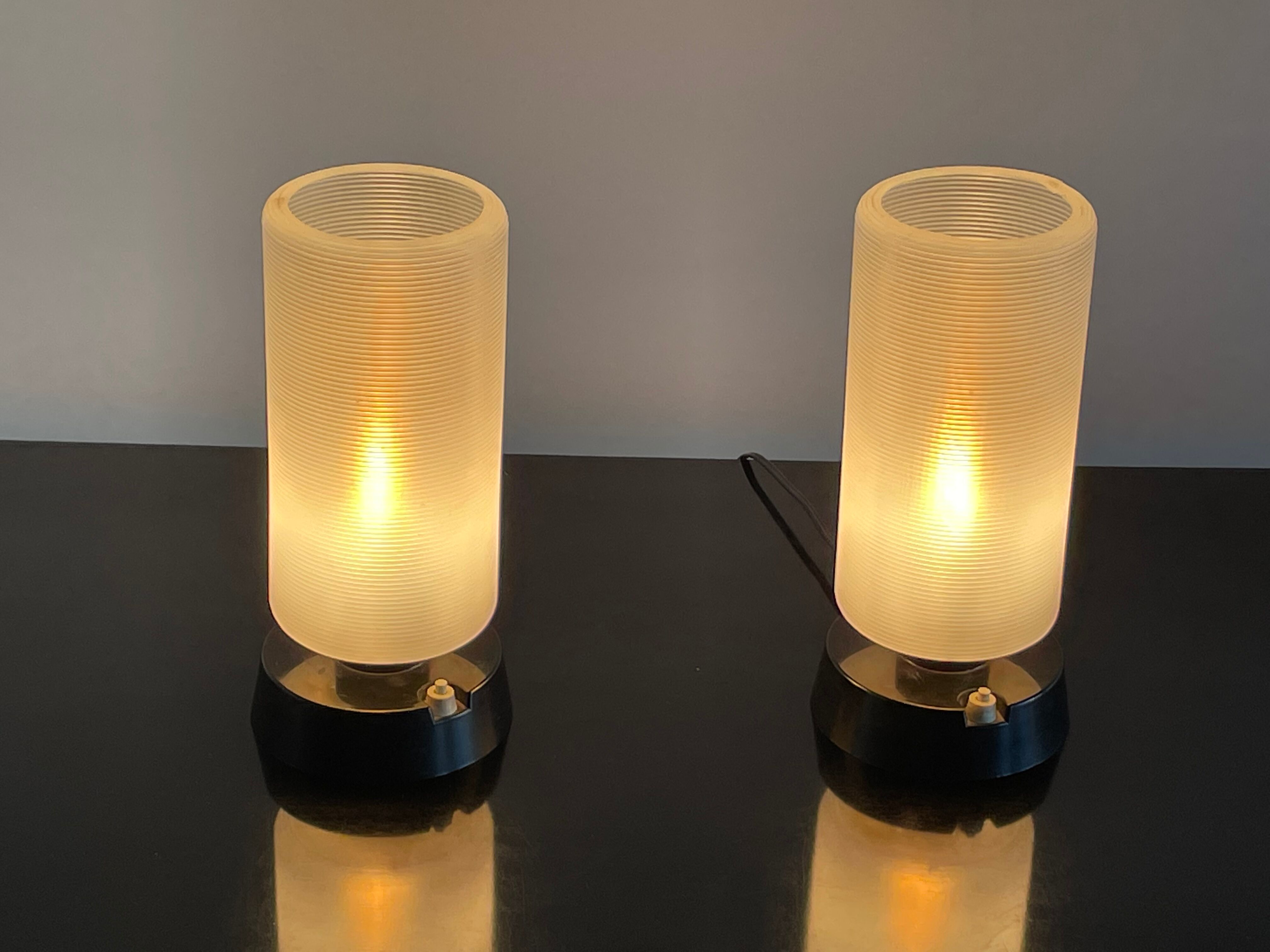 Pair of Space age table lamps
