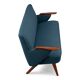 Danish reupholstered blue sofa by Johannes Andersen for CFC Silkeborg, 1960s