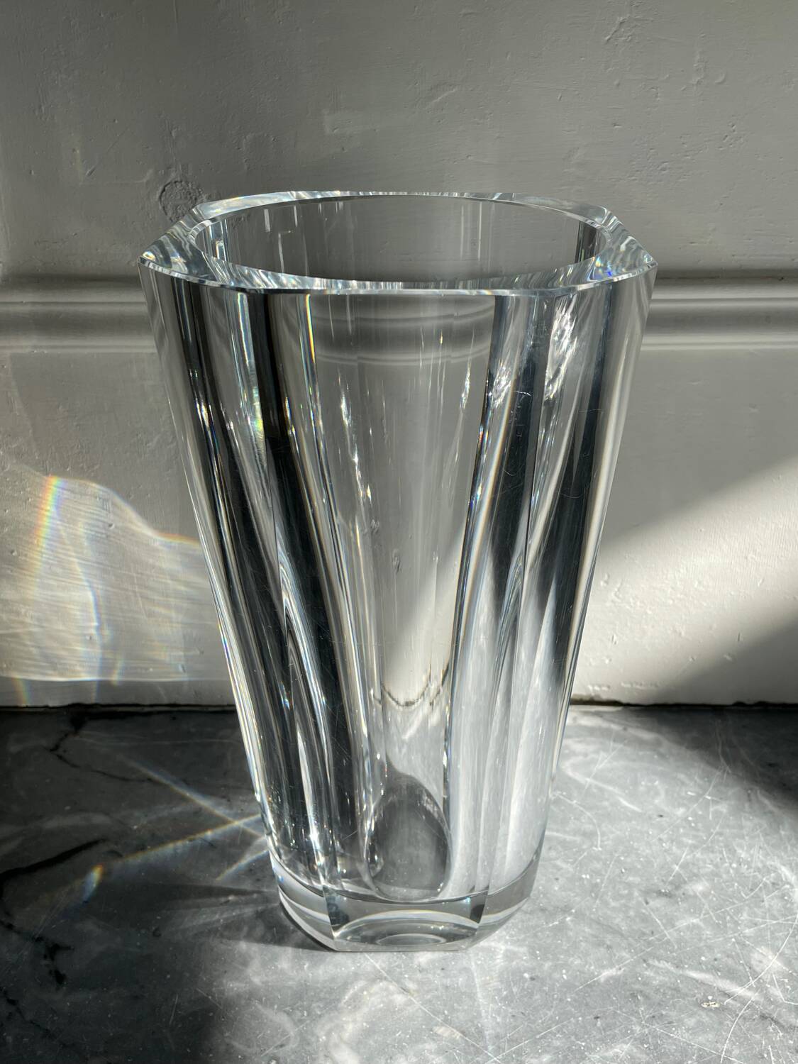 Vase en cristal de Baccarat modèle Diane