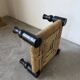 Small low stool or footrest DLC Audoux Minet