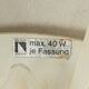 Lampe murale et de plafond Kaiser Leuchten années 1970 en verre glacé
