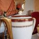 Vilatte Limoges Porcelain Coffee Service 13 Pieces, 11 People 1950