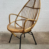 Rattan armchair