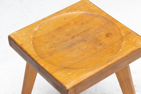 Tabourets de Christian Durupt et Charlotte Perriand, France, années 1960