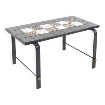 Roger capron (attr. à) - table basse en céramique vers 1950
