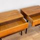 Pair of design wooden tables by UP Zavody - Czechoslovakia - 1940s