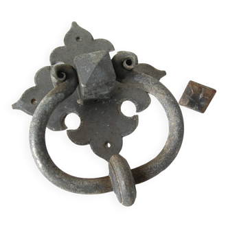 Old large metal door knocker 17 cm