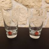 Set of 2 vintage Jameson whiskey glasses