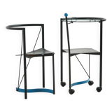 Fauteuil et table postmodernes, ensemble de 2
