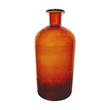 XXL amber apothecary bottle