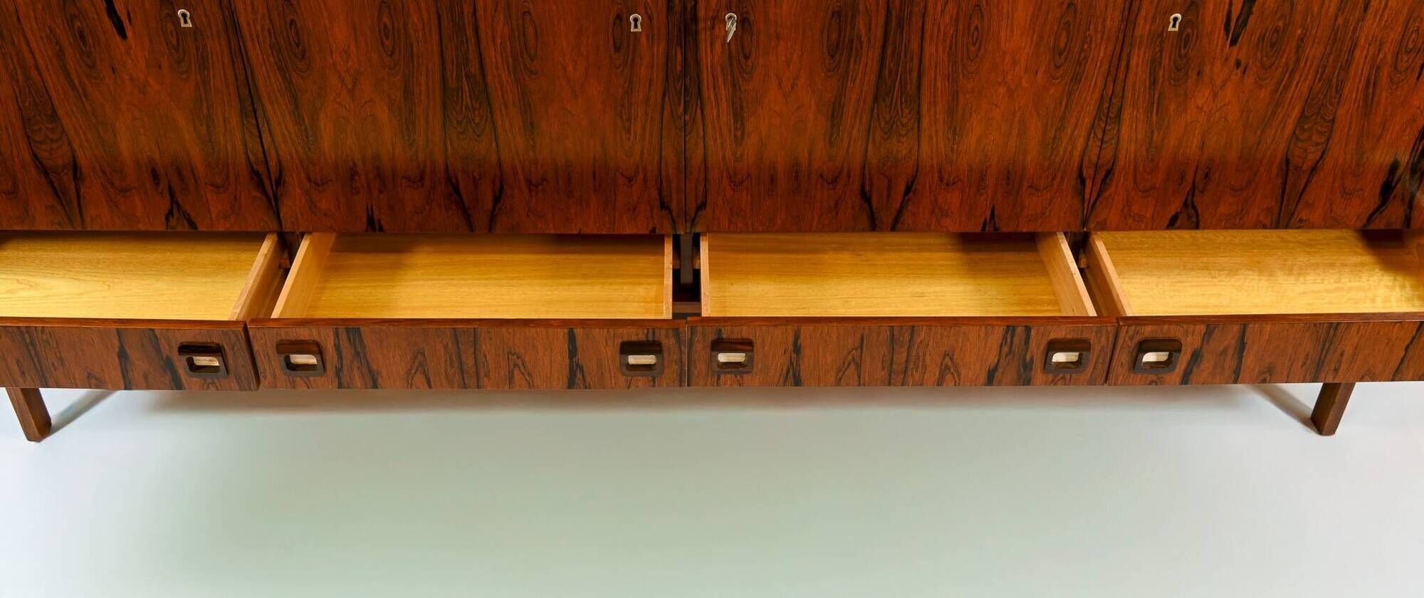 Vintage enfilade in rosewood Fristho 1960