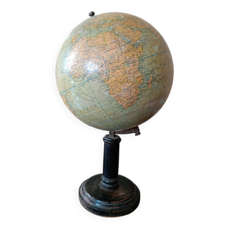 Globe Terrestre Ancien G.thomas France Début Années 1900