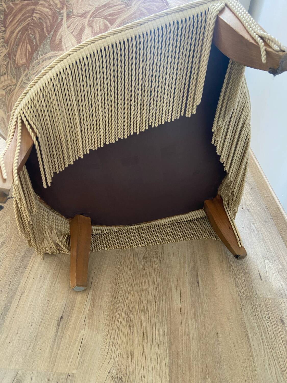 Toad armchair, early 20th century