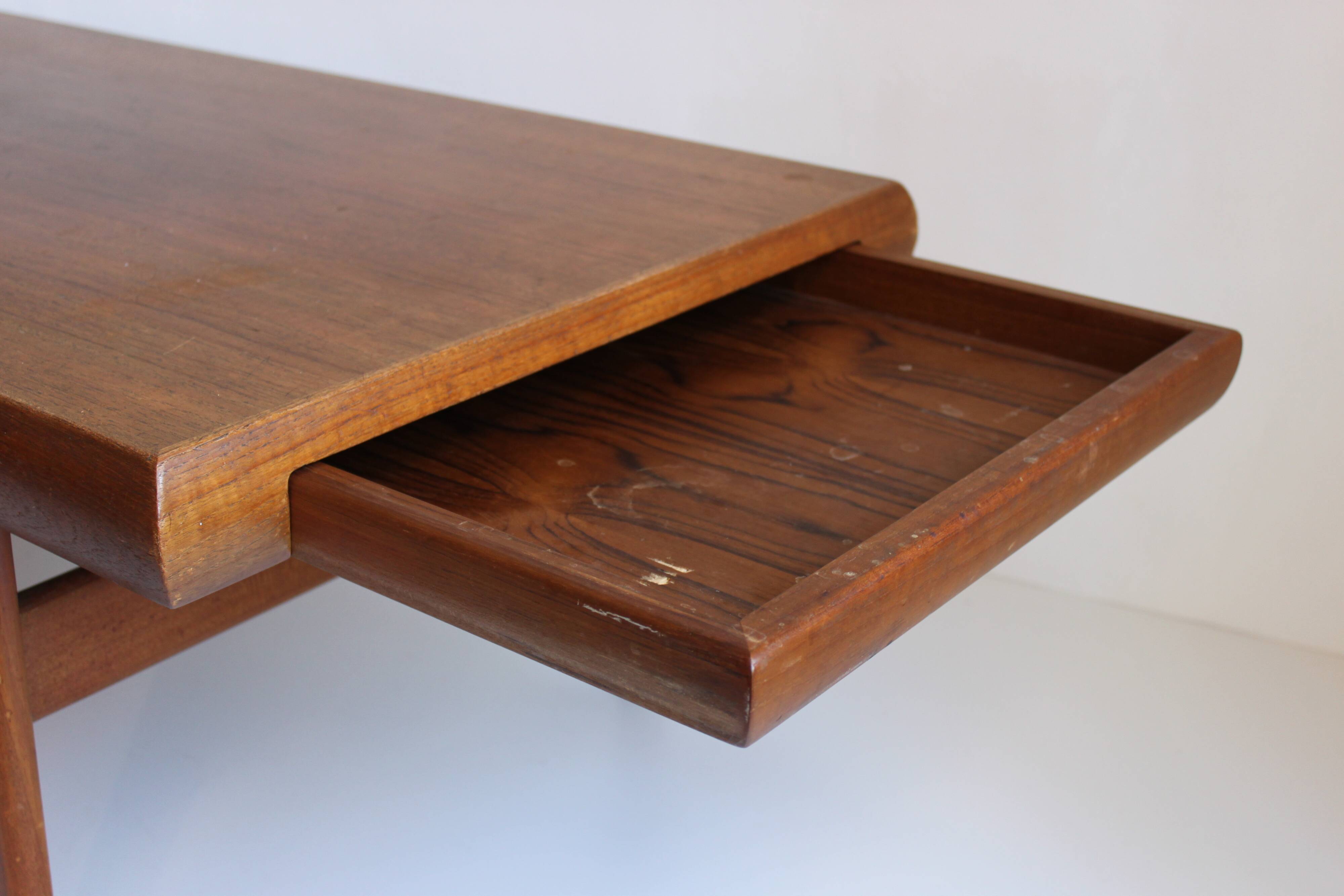 Danish Teak Wooden Coffee Table With Hidden Compartments By Johannes Andersen For Trioh Selency