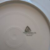 10 Limoges porcelain dinner plates with gilt decoration – Dupont Desfontaines