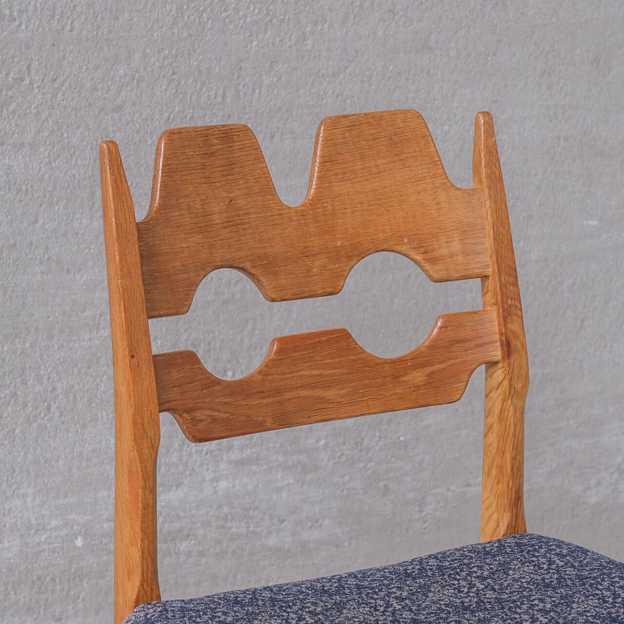 Henning Kjaernulf razor mid-century danish oak dining chairs