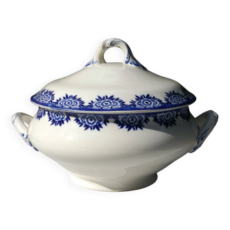 Earthenware tureen Digoin Sarreguemines model Capri