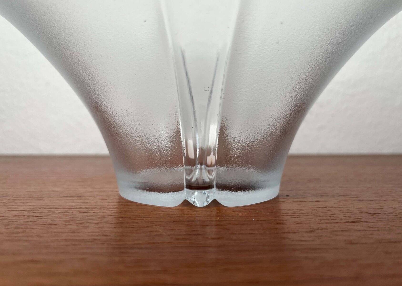 Vintage Danish glass bowl by Holmegaard, 1970s