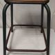 70s industrial stool