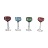 4 crystal glasses Saint Louis