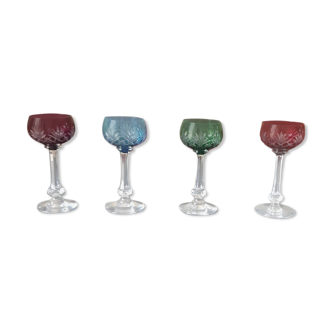4 crystal glasses Saint Louis