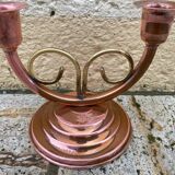 Villedieu copper candle holder