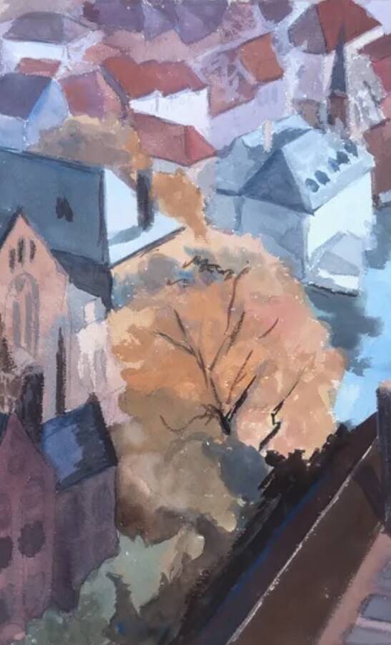 Roofs along the Seine