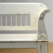 Antique pine bench, 1900s