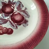 Vintage K&G Lunéville platter – “Red Fruits” design – 1930s/40s