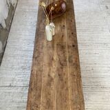 XL central island workbench oak