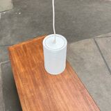 Minimalist perforated metal pendant lamp by Orno, Finland.