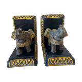 Pair of Unique Decorative Elephant Bookends Made in India