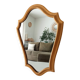 Vintage baroque mirror in gilded wood
