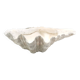 Natural white shell dish, 1970s.