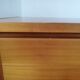 Large vintage row in blond wood