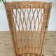 Chaise vintage rotin