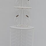 Iron baker's corner shelf