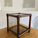 Vintage rattan side table