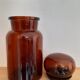 Pot apothicaire ambre