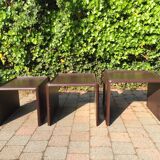 3 tables gigognes de Peter Ghyczy pour Horn Collection 1970
